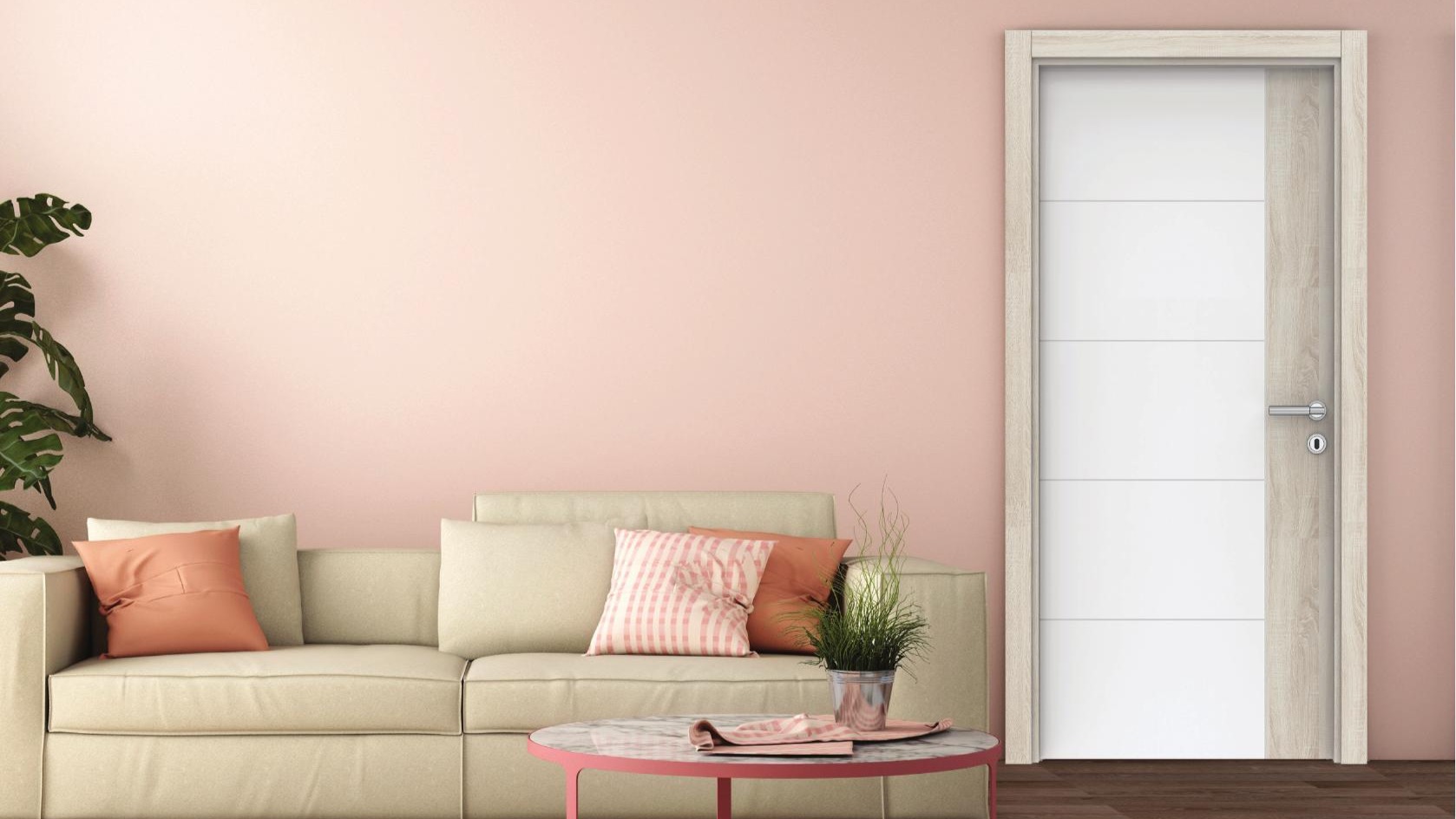 a white door melamine